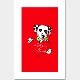 Dalmatian Hugs & Kisses Posters and Art